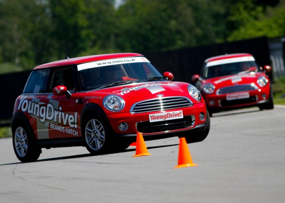 11-17 year olds can get an early experience of behind the wheel of a MINI