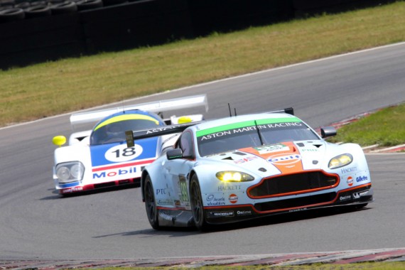 Aston Martin's in action