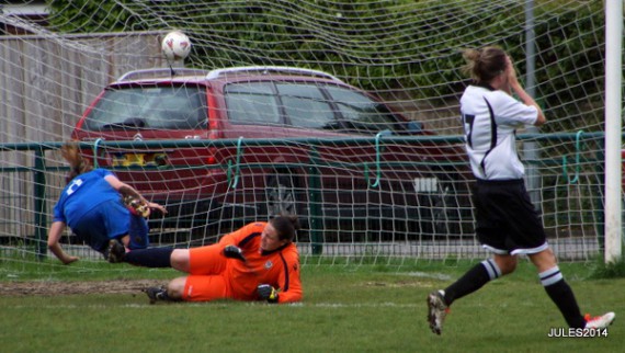 Herne Bay Ladies goal