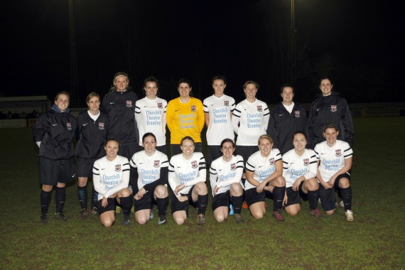 Kent FA Womans Plate Final. Bromley Ladies v Prince of Wales Ladies