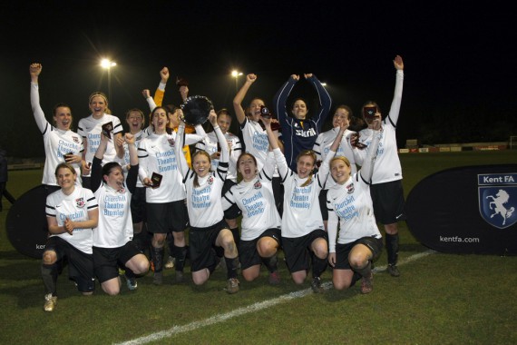 Kent FA Womans Plate Final. Bromley Ladies v Prince of Wales Ladies