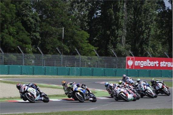 Leon Camier race at Imola