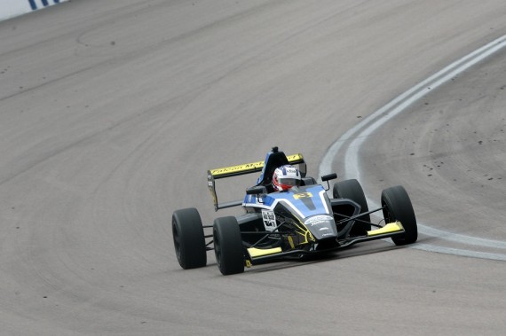 2013 MSA Formula Ford Championship of Great Britain. Rockingham, Northamptonshire. 13th - 15th September 2013. Luke Reade (GBR) Falcon Motorsport Formula Ford 200. World Copyright: Ebrey / LAT Photographic.