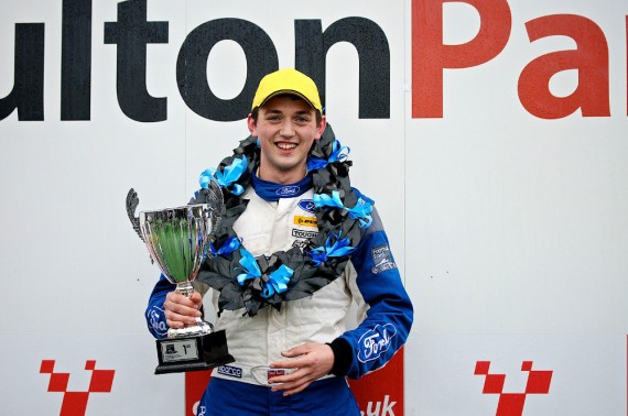 Luke Williams is a Formula Ford race winner