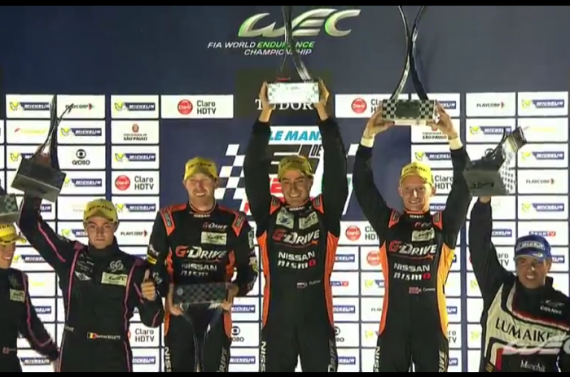 Mike Conway podium - Sao Paolo