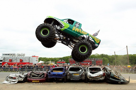 Monster Trucks thrilled big crowds at Brands Hatch