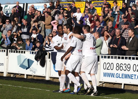 Bromley v Ebbsfleet Vanarama Conference South 07/03/2015.